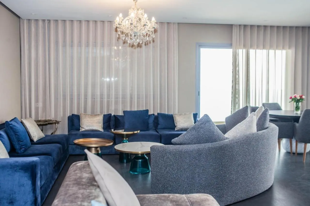 Bel Appartement Privatif 2 Chambres Vu Panoramique Sur La Mer Casablanca Apartmán
